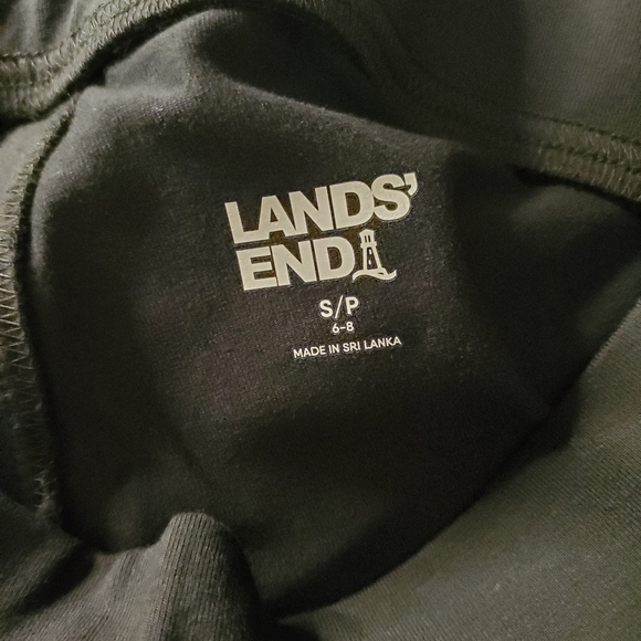 Lands End Starfish slim leg black women's pants size small - Picture 4 of 6